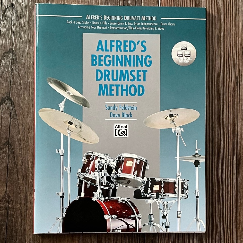 Alfred’s Beginning Drumset Method book